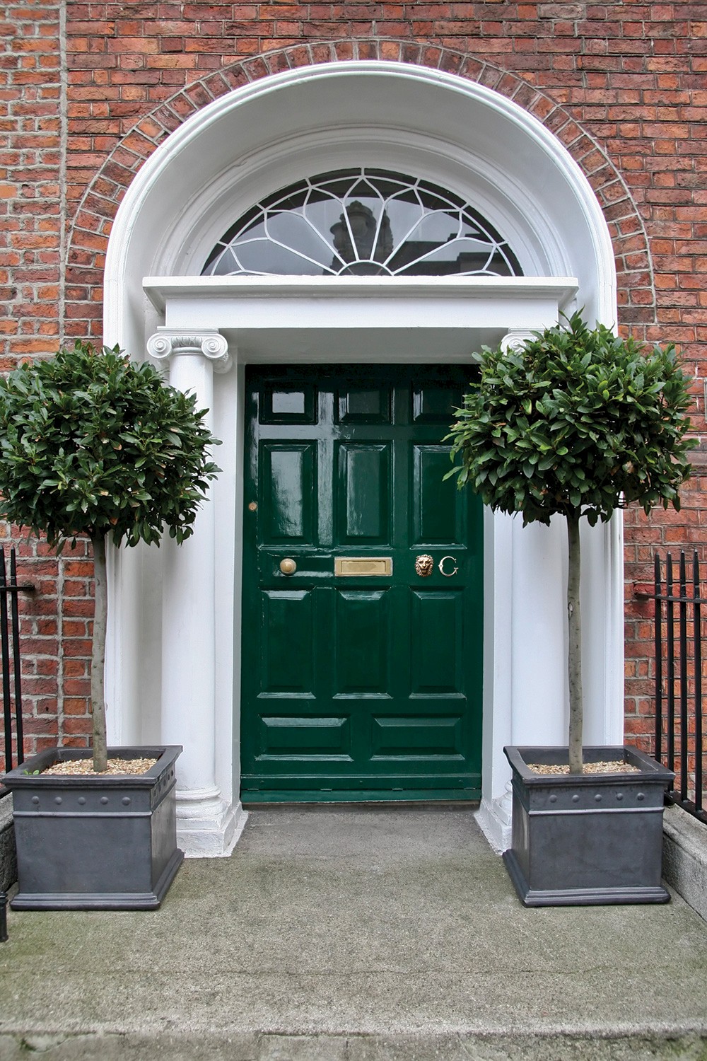 Estate brand applied to entrance