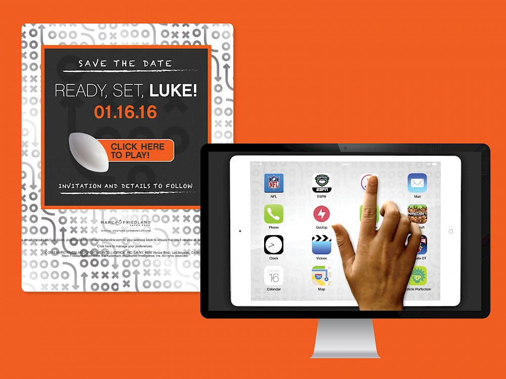 Digital Save the Date and video