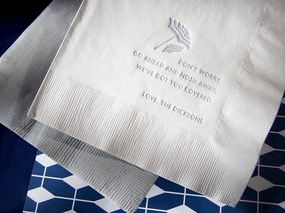 Custom cocktail napkins