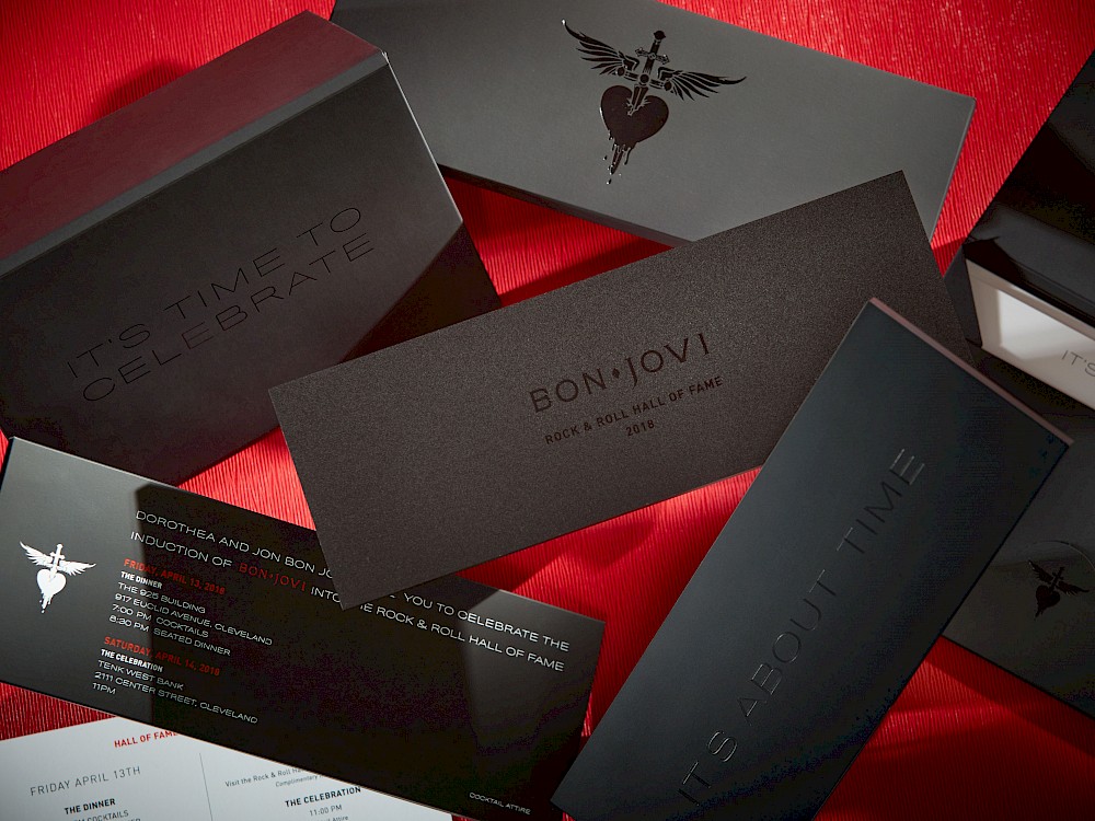 Suite of event materials (invitation and welcome package)