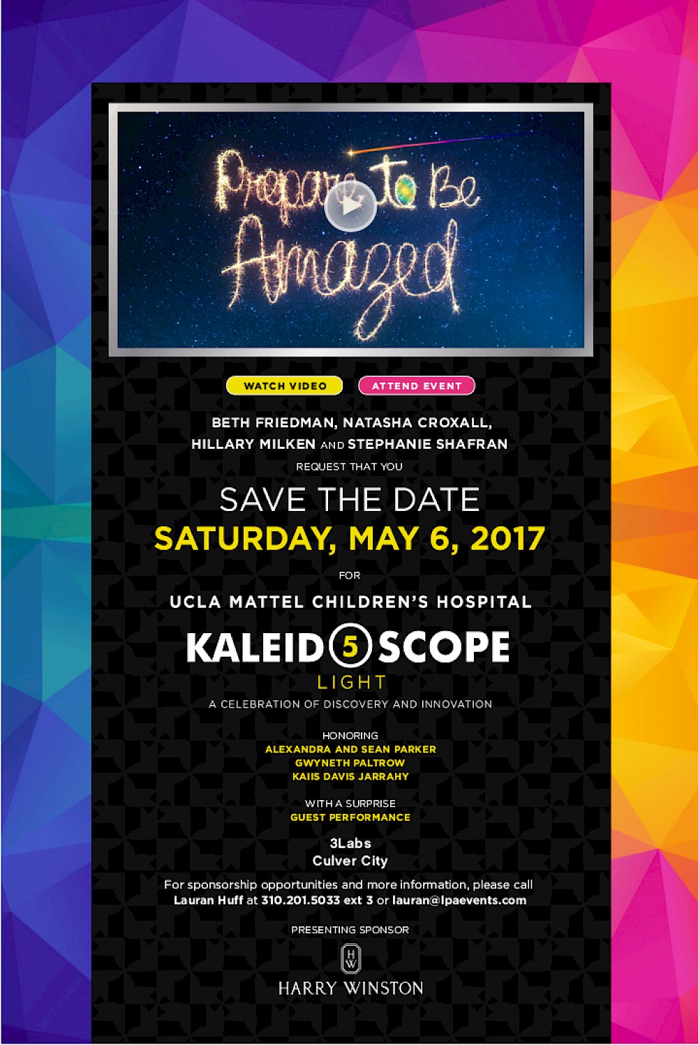 Digital Save the Date and video