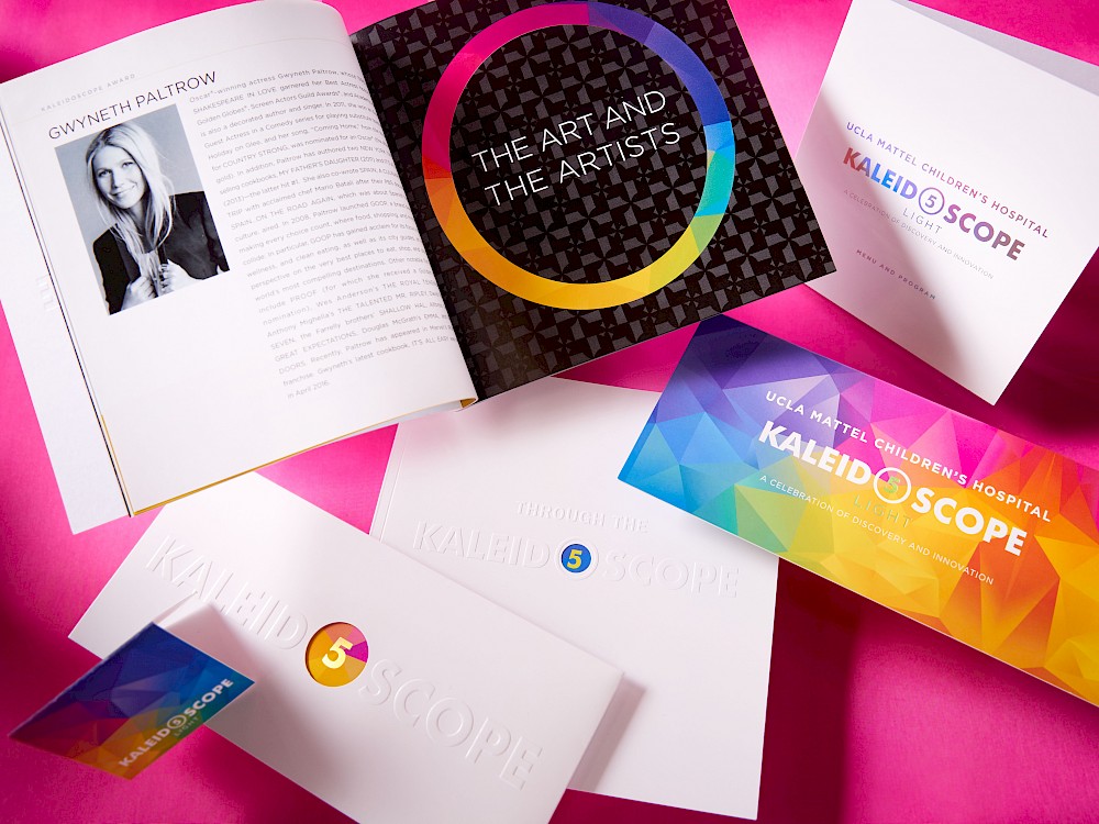 Suite of various event related materials (invitation, program book and menu)