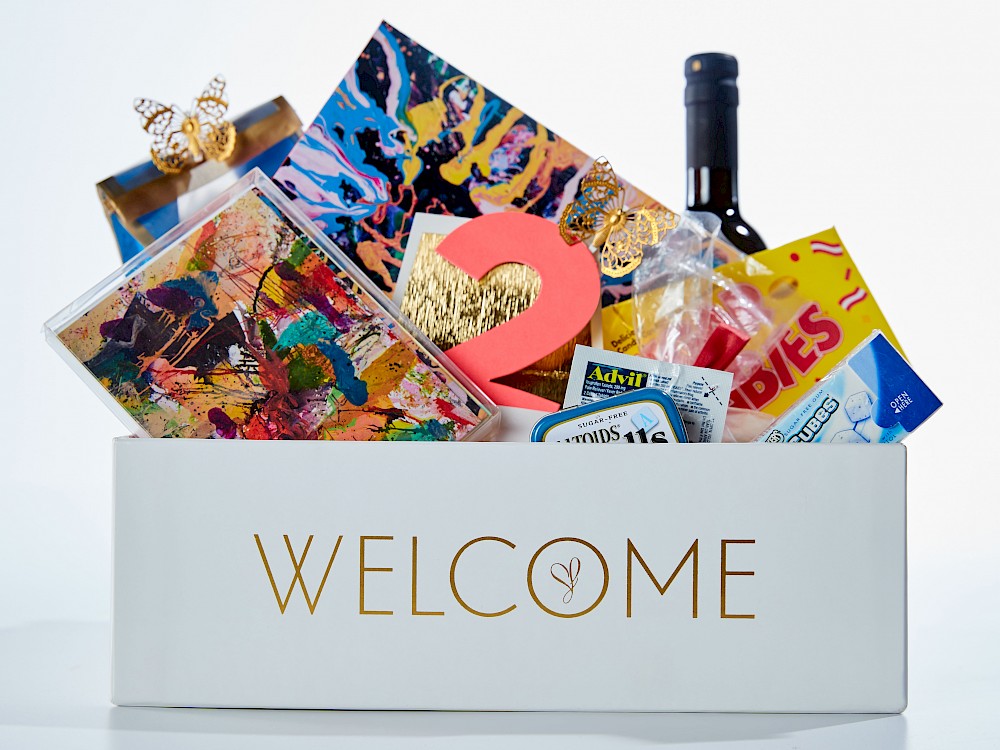 Welcome packet and gifts