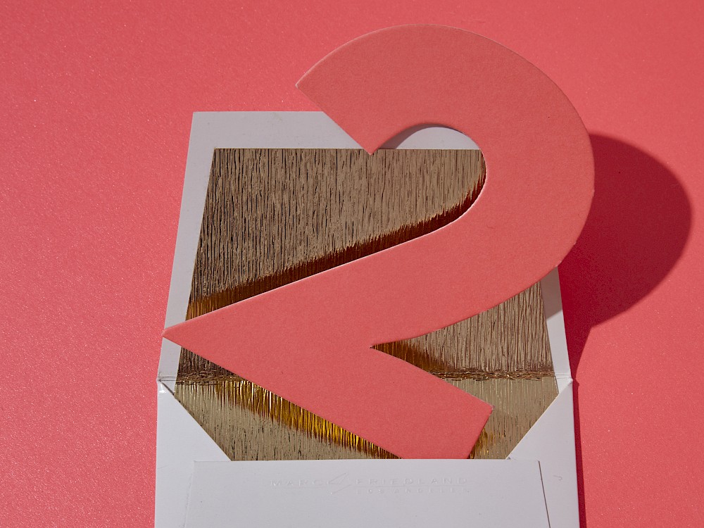 Table seating card (interior detail)