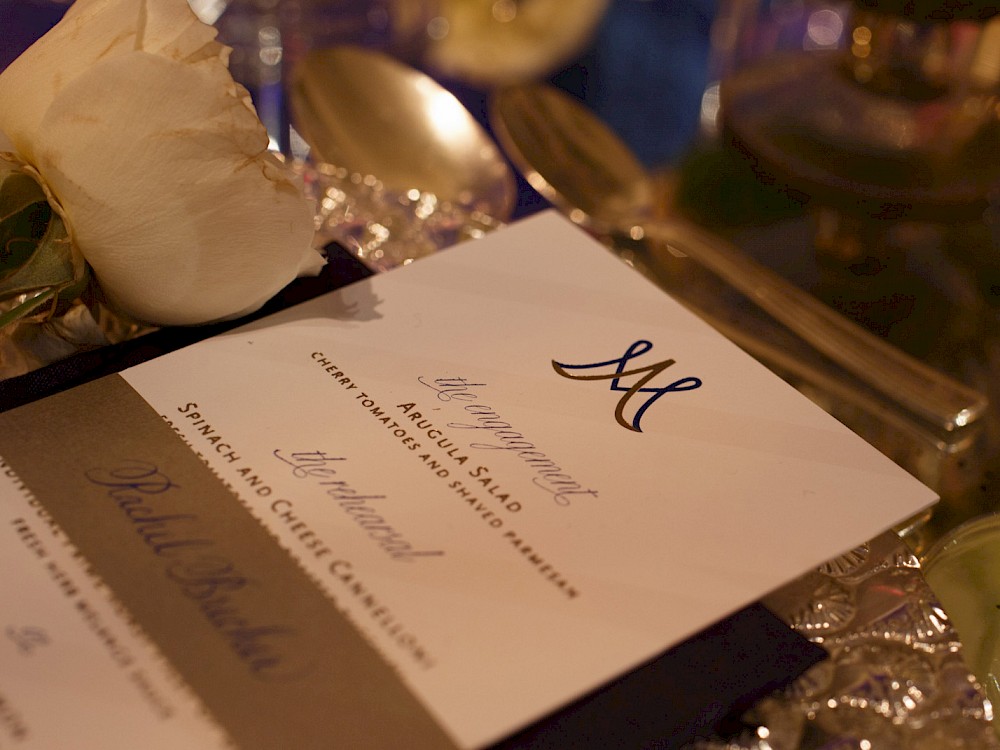 Combination place seating/menu design