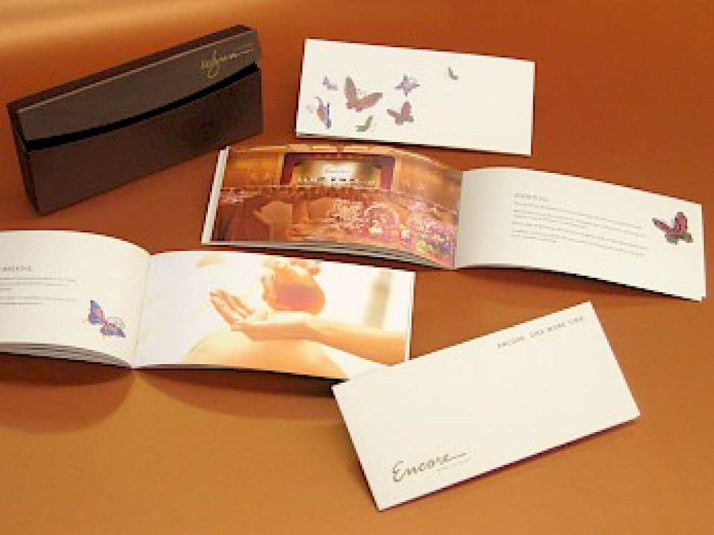 Brochure system for Encore sales and marketing