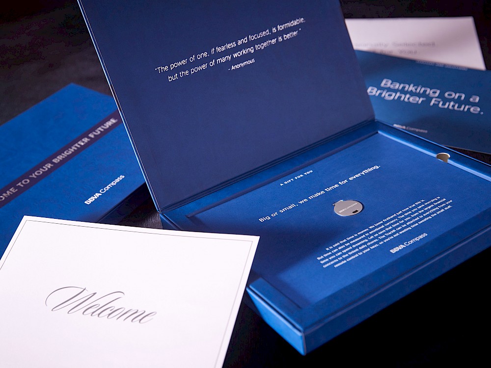 New client Welcome Kit interior