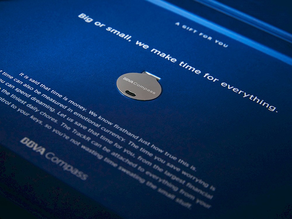 Welcome Kit featuring custom key finder gift