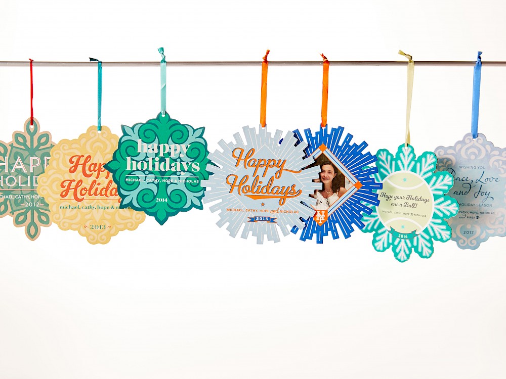 Annual holiday card series for private client