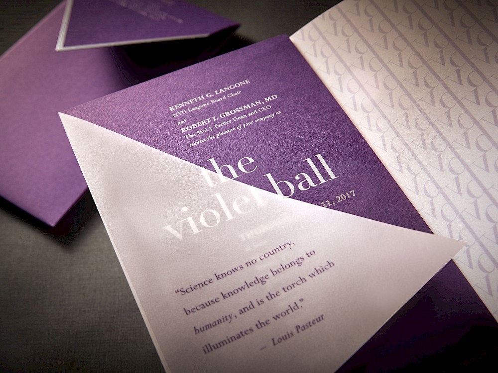 Gala invitation (detail)