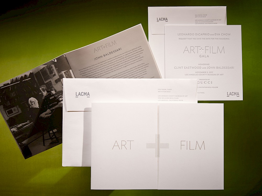 Suite of gala materials and program book